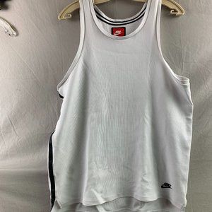 Mens White Nike Tank